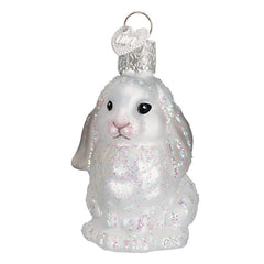 White Baby Bunny Ornament