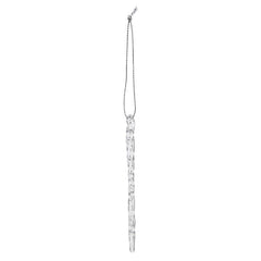 Clear Glass Icicles Set Of 6 Ornament