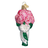 Pink Rose Bouquet Ornament