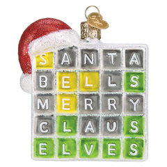 Merry Words Ornament