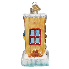 Ice Fishing Shanty Ornament
