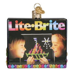 Lite Brite Box Ornament