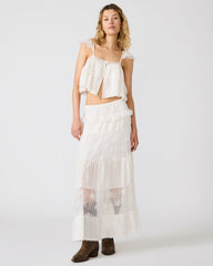 TARRYN SKIRT SNOW WHITE