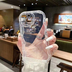 Minimalist Cream Aesthetic Phone Case | Premium Clear Shockproof Protective Cover - Multiple Models Available