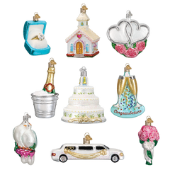 Just Married Collection Ornaments