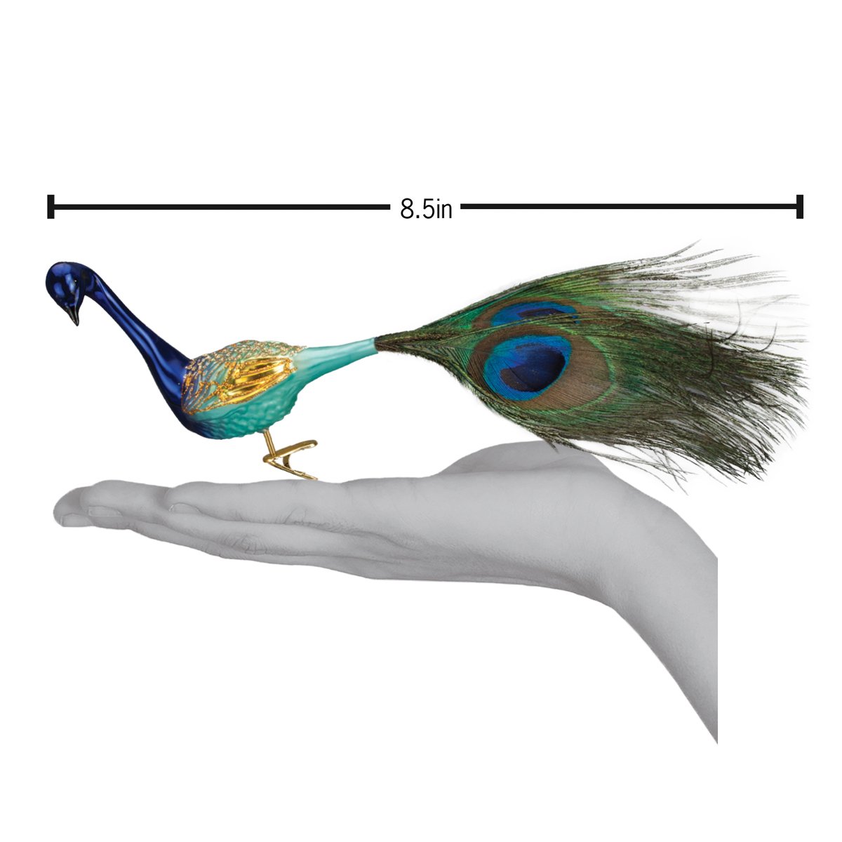 Magnificent Peacock Ornament