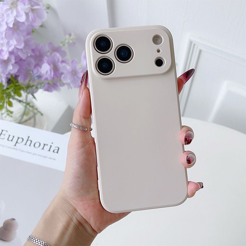 Premium Liquid Silicone Square-Edge Phone Case | Full-Coverage Shockproof Soft Gel Cover - Multiple Models Available