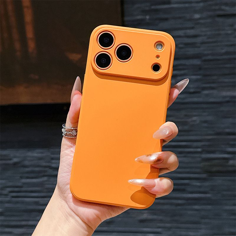 Premium Liquid Silicone Square-Edge Phone Case | Full-Coverage Shockproof Soft Gel Cover - Multiple Models Available