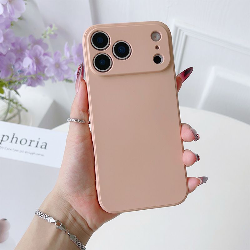 Premium Liquid Silicone Square-Edge Phone Case | Full-Coverage Shockproof Soft Gel Cover - Multiple Models Available