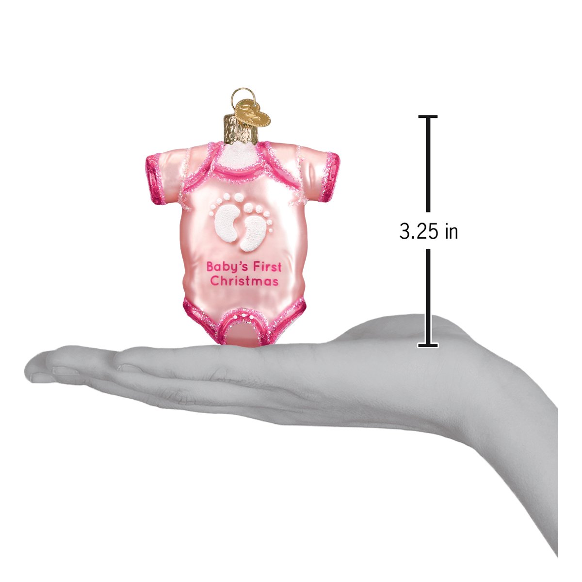 Pink Baby Onesie Ornament
