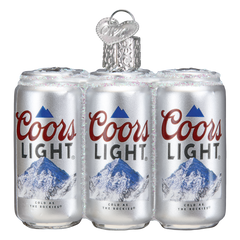 Coors Light Six Pack Ornament