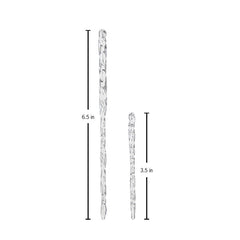 Clear Glass Icicles Set Of 24 Ornament