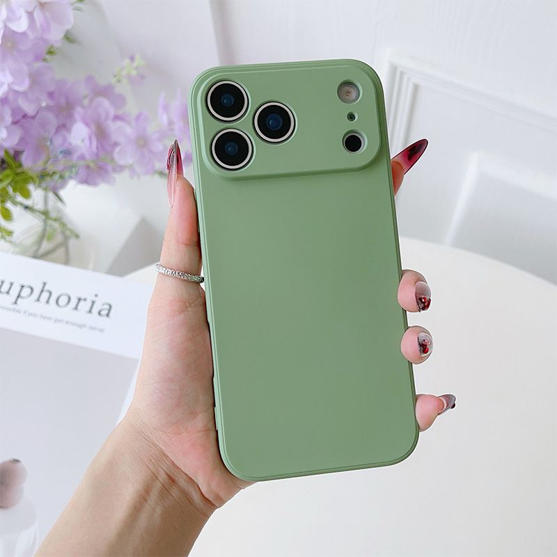 Premium Liquid Silicone Square-Edge Phone Case | Full-Coverage Shockproof Soft Gel Cover - Multiple Models Available