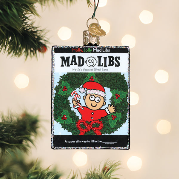 Holly, Jolly Mad Libs Ornament
