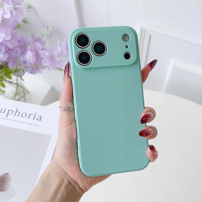 Premium Liquid Silicone Square-Edge Phone Case | Full-Coverage Shockproof Soft Gel Cover - Multiple Models Available