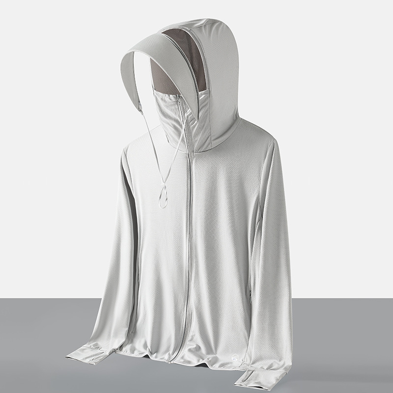 Women's UPF 50+ Sun Protection Jacket | Lightweight Full-Cover Cooling Sun Hoodie with Face Mask & Brim