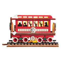 Passenger Car Elves Ornament