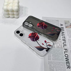 Dark Romance Rose Phone Case | Premium Shockproof Gothic Floral Protective Cover for Girls & Women - Multiple Models Available