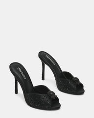 PRIYA BLACK RHINESTONES