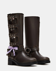 ROCKY CHARMS BROWN DISTRESSED
