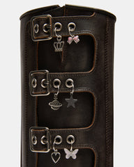 ROCKY CHARMS BROWN DISTRESSED
