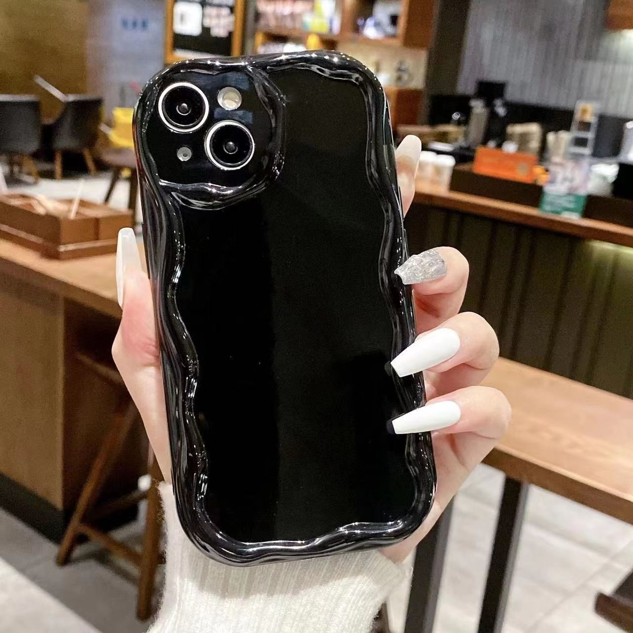 Minimalist Cream Aesthetic Phone Case | Premium Clear Shockproof Protective Cover - Multiple Models Available