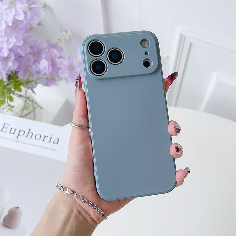 Premium Liquid Silicone Square-Edge Phone Case | Full-Coverage Shockproof Soft Gel Cover - Multiple Models Available
