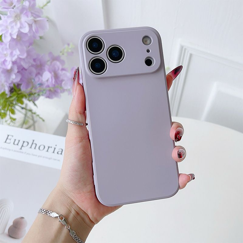 Premium Liquid Silicone Square-Edge Phone Case | Full-Coverage Shockproof Soft Gel Cover - Multiple Models Available