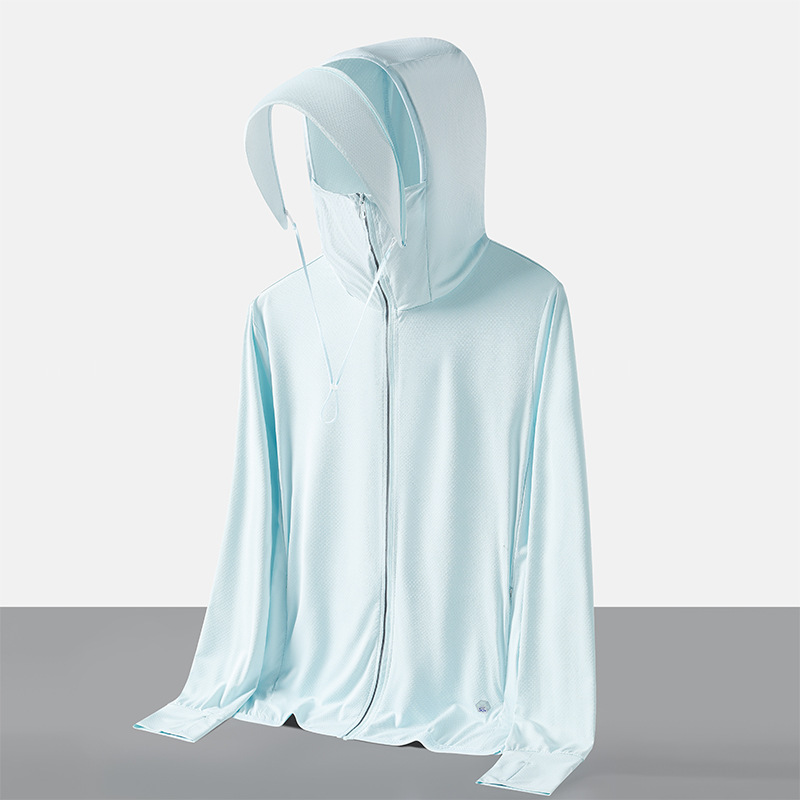 Women's UPF 50+ Sun Protection Jacket | Lightweight Full-Cover Cooling Sun Hoodie with Face Mask & Brim
