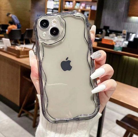 Minimalist Cream Aesthetic Phone Case | Premium Clear Shockproof Protective Cover - Multiple Models Available