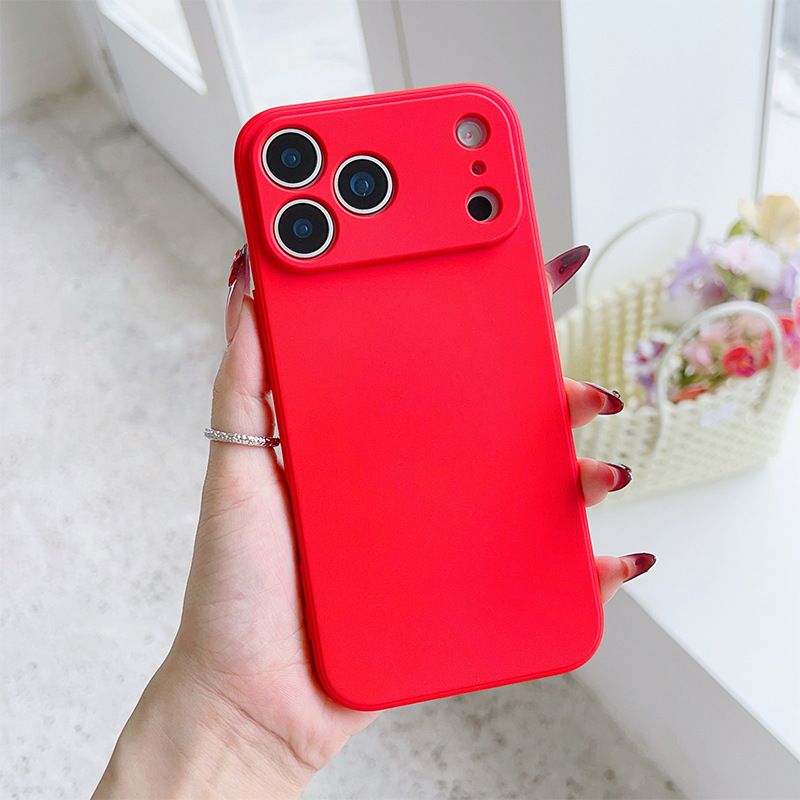 Premium Liquid Silicone Square-Edge Phone Case | Full-Coverage Shockproof Soft Gel Cover - Multiple Models Available