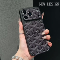 Luxury Monogram Phone Case with Big Window Camera Protection | Premium Full-Coverage Fashion Cover - Multiple Models Available