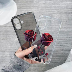 Dark Romance Rose Phone Case | Premium Shockproof Gothic Floral Protective Cover for Girls & Women - Multiple Models Available